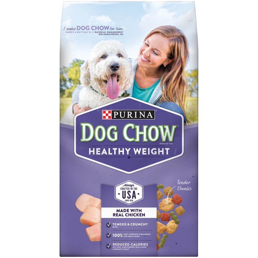 slide 1 of 6, Dog Chow Dog Food, Adult, Light & Healthy, 4 lb