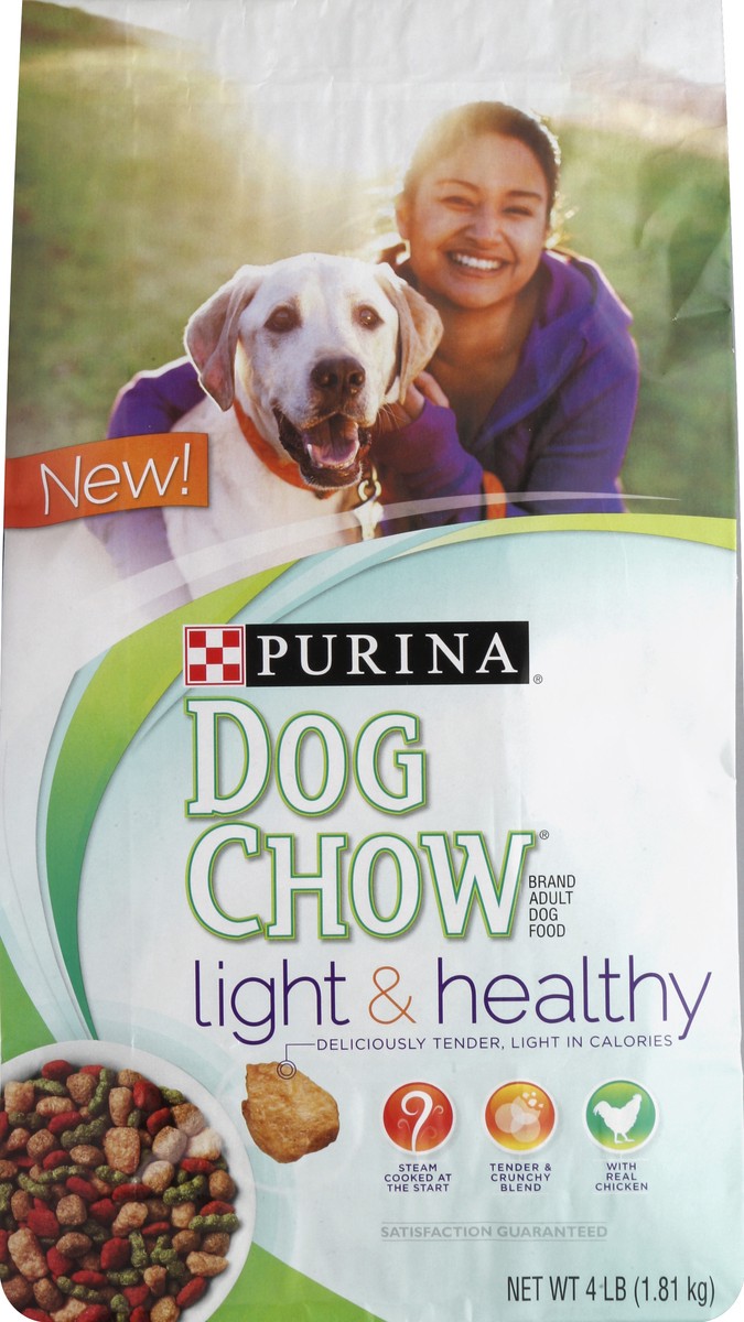 slide 5 of 6, Dog Chow Dog Food, Adult, Light & Healthy, 4 lb