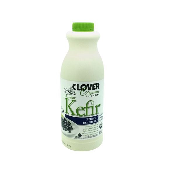 slide 1 of 4, Clover Kefir, Perfect Blueberry, 32 oz