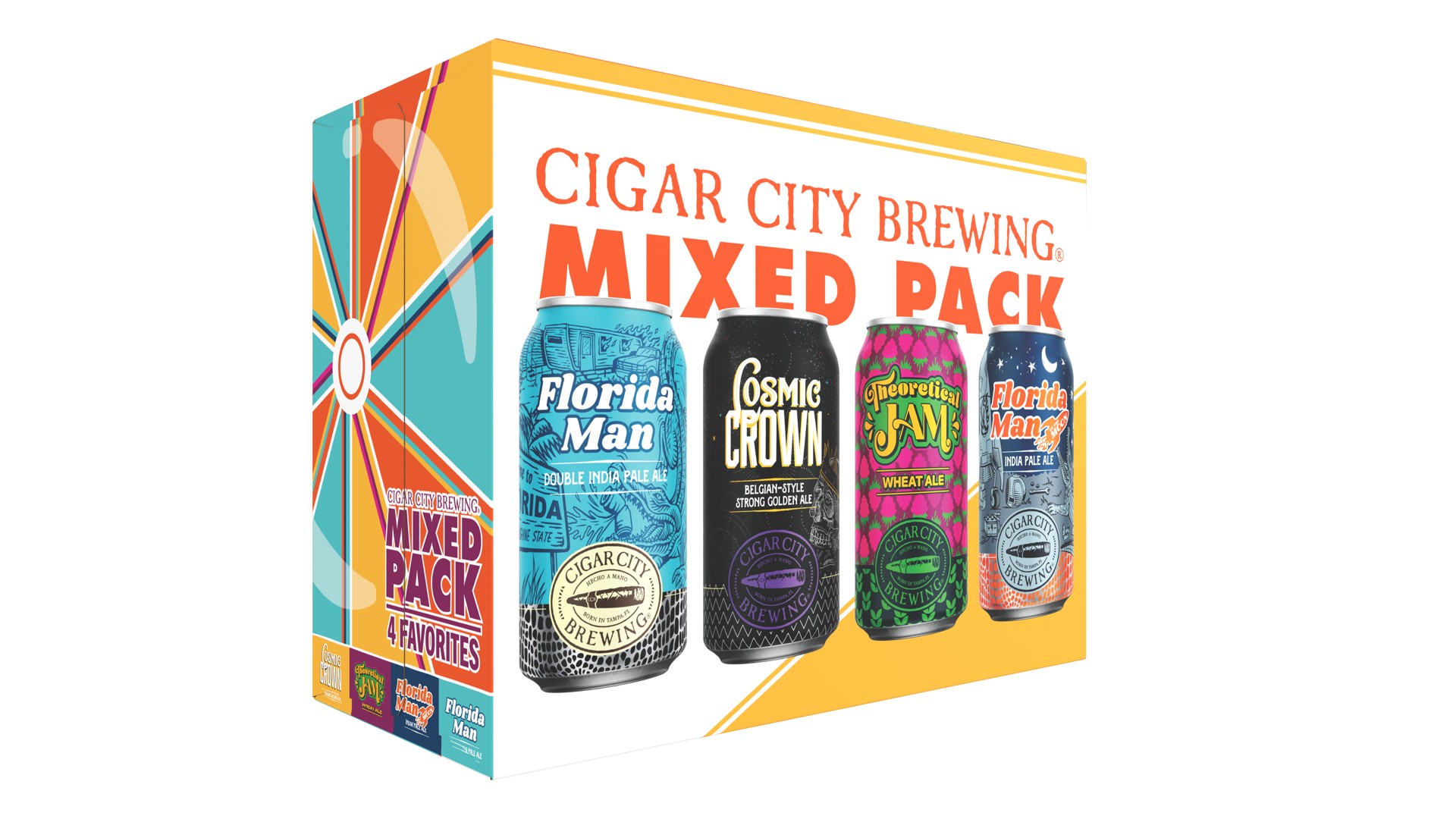 slide 5 of 6, Cigar City Mixed Pack 12 Pack 12 fl oz Can, 12 ct; 12 oz