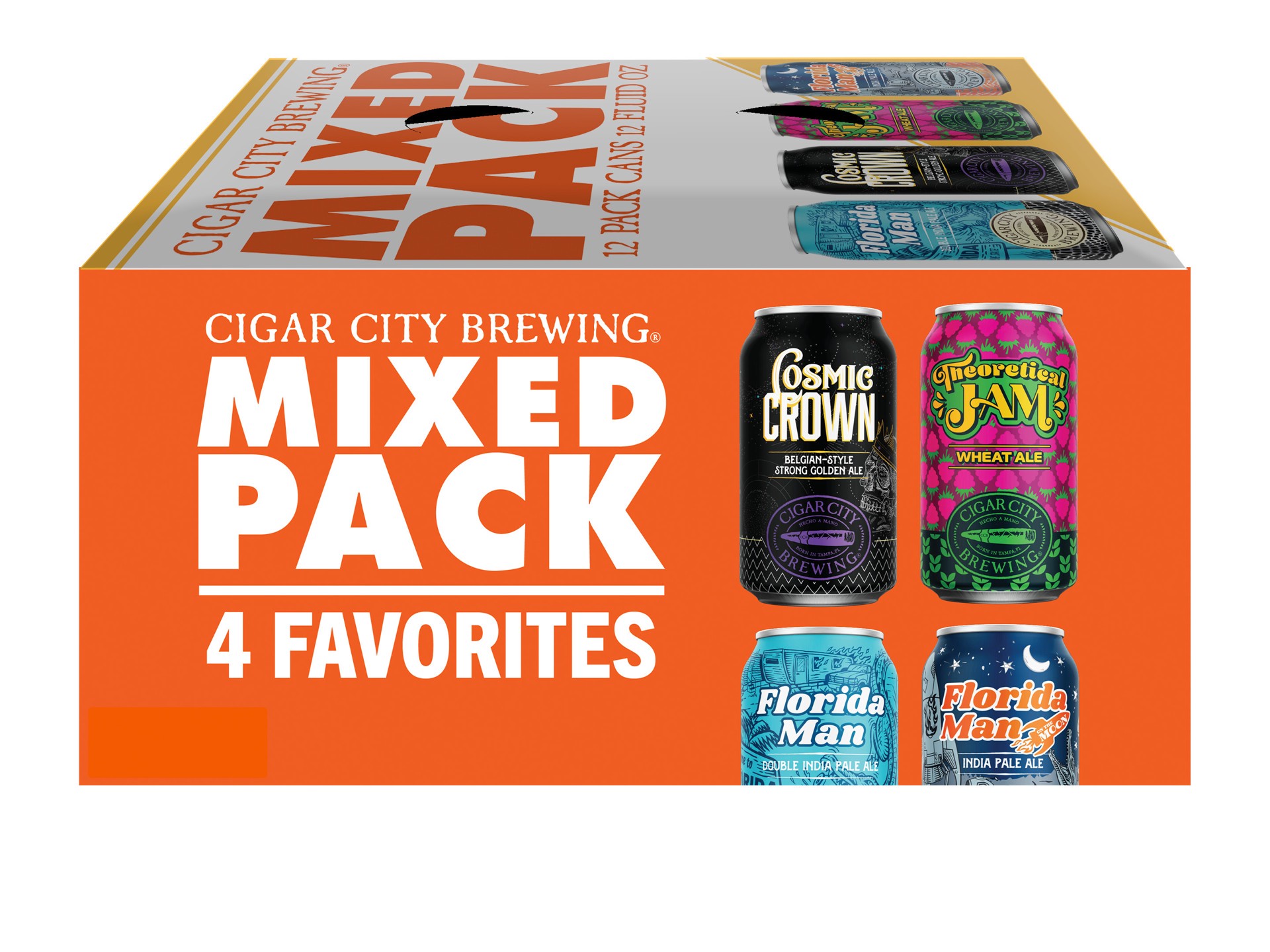 slide 1 of 6, Cigar City Mixed Pack 12 Pack 12 fl oz Can, 12 ct; 12 oz