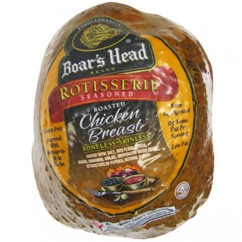 slide 1 of 1, Boar's Head Sliced Rotisserie Seasoned Oven Roasted Chicken Breast, per lb