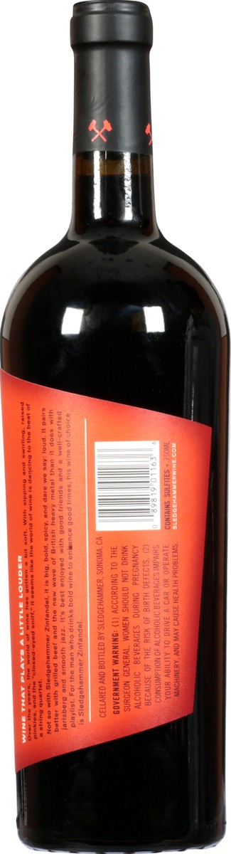 slide 8 of 9, Sledgehammer California Zinfandel 750 ml, 750 ml