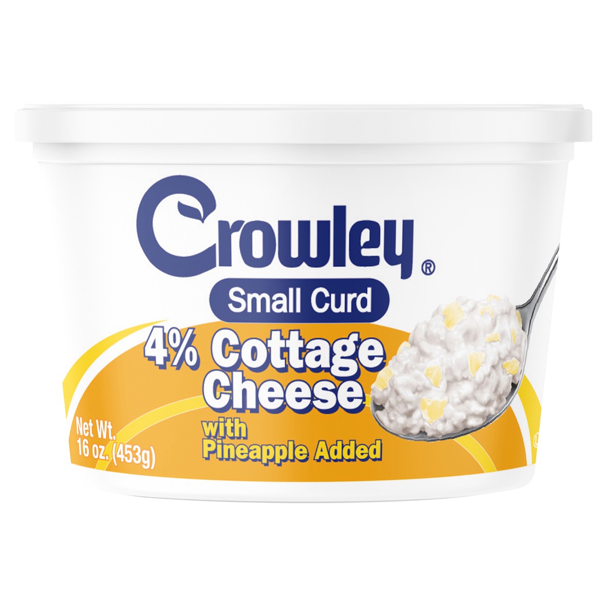 slide 1 of 8, Crowley Cottage Cheese with Pineapple, 16 oz, 16 oz