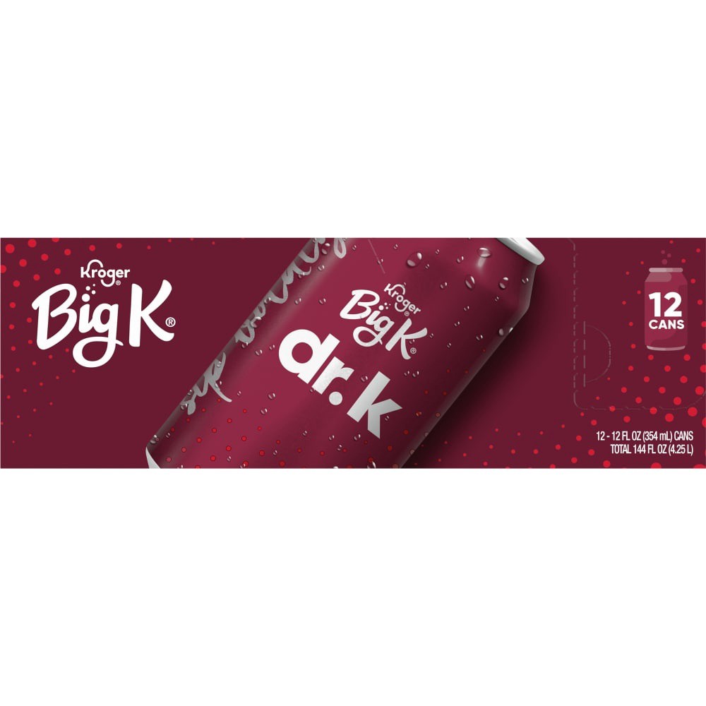 slide 2 of 4, Big K Dr. K Soda - 12 ct; 12 fl oz, 12 ct; 12 fl oz