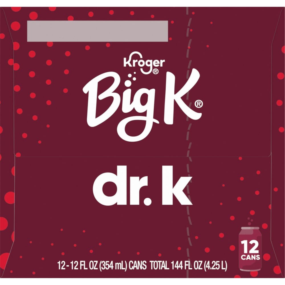 slide 4 of 4, Big K Dr. K Soda - 12 ct; 12 fl oz, 12 ct; 12 fl oz