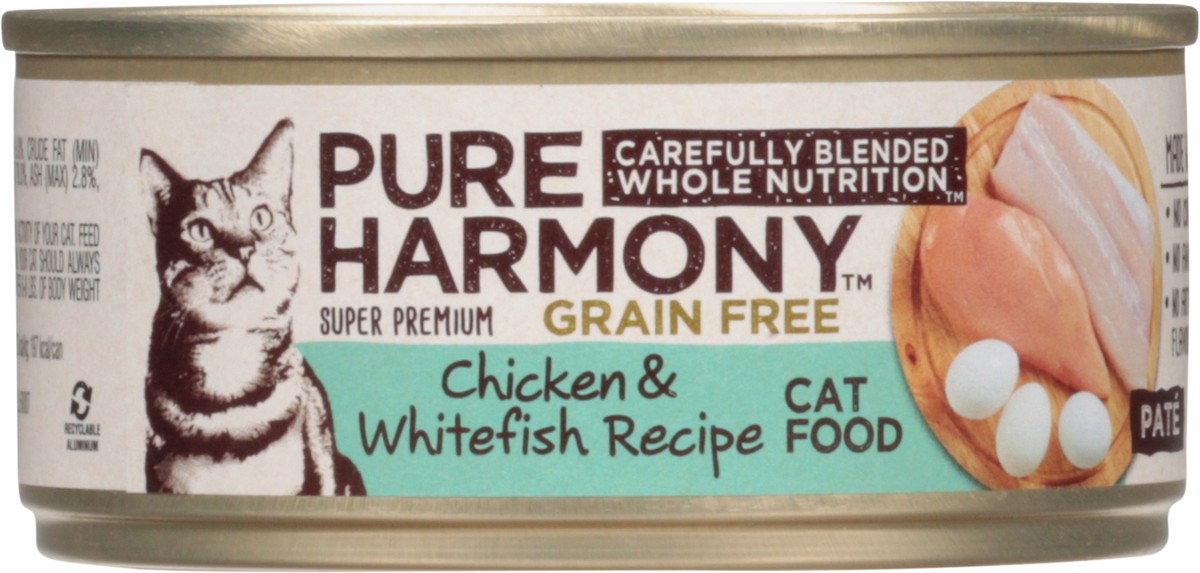 slide 8 of 15, Pure Harmony Pate Grain Free Super Premium Chicken & Whitefish Recipe Cat Food 5.5 oz, 5.5 oz