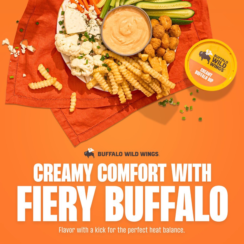slide 3 of 6, Buffalo Wild Wings Creamy Buffalo Dip, 12 oz