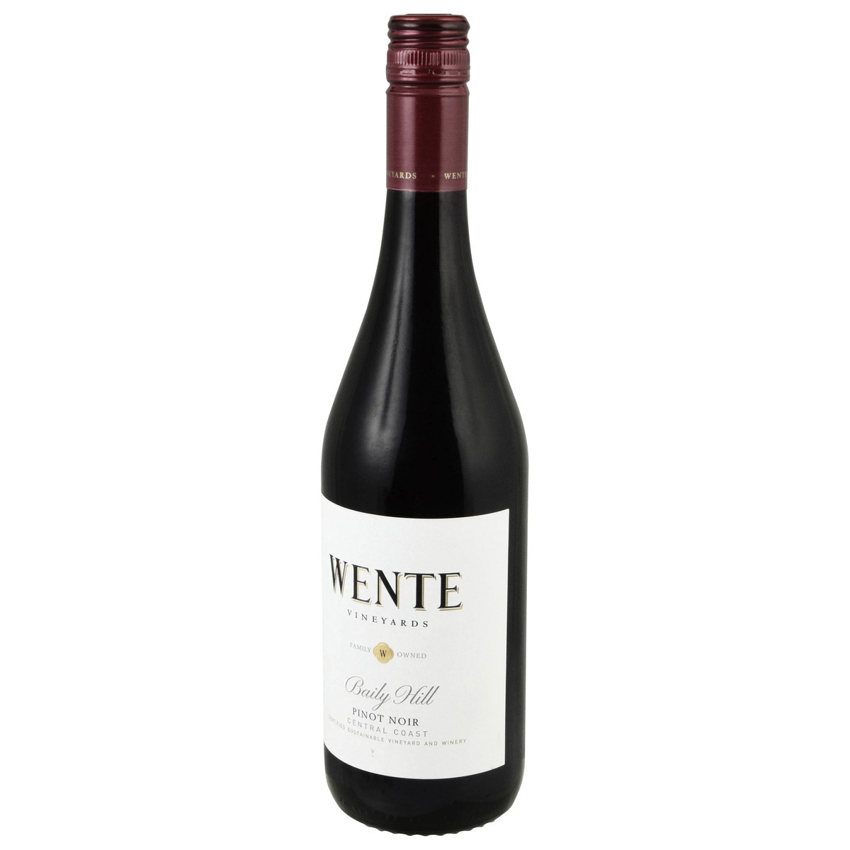 slide 12 of 12, Wente Vineyards Baily Hill Pinot Noir 750 ml, 750 ml