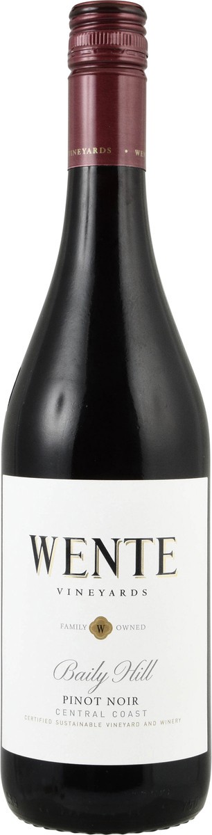 slide 11 of 12, Wente Vineyards Baily Hill Pinot Noir 750 ml, 750 ml