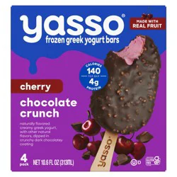 Yasso® Cherry Chocolate Crunch Frozen Greek Yogurt Bars