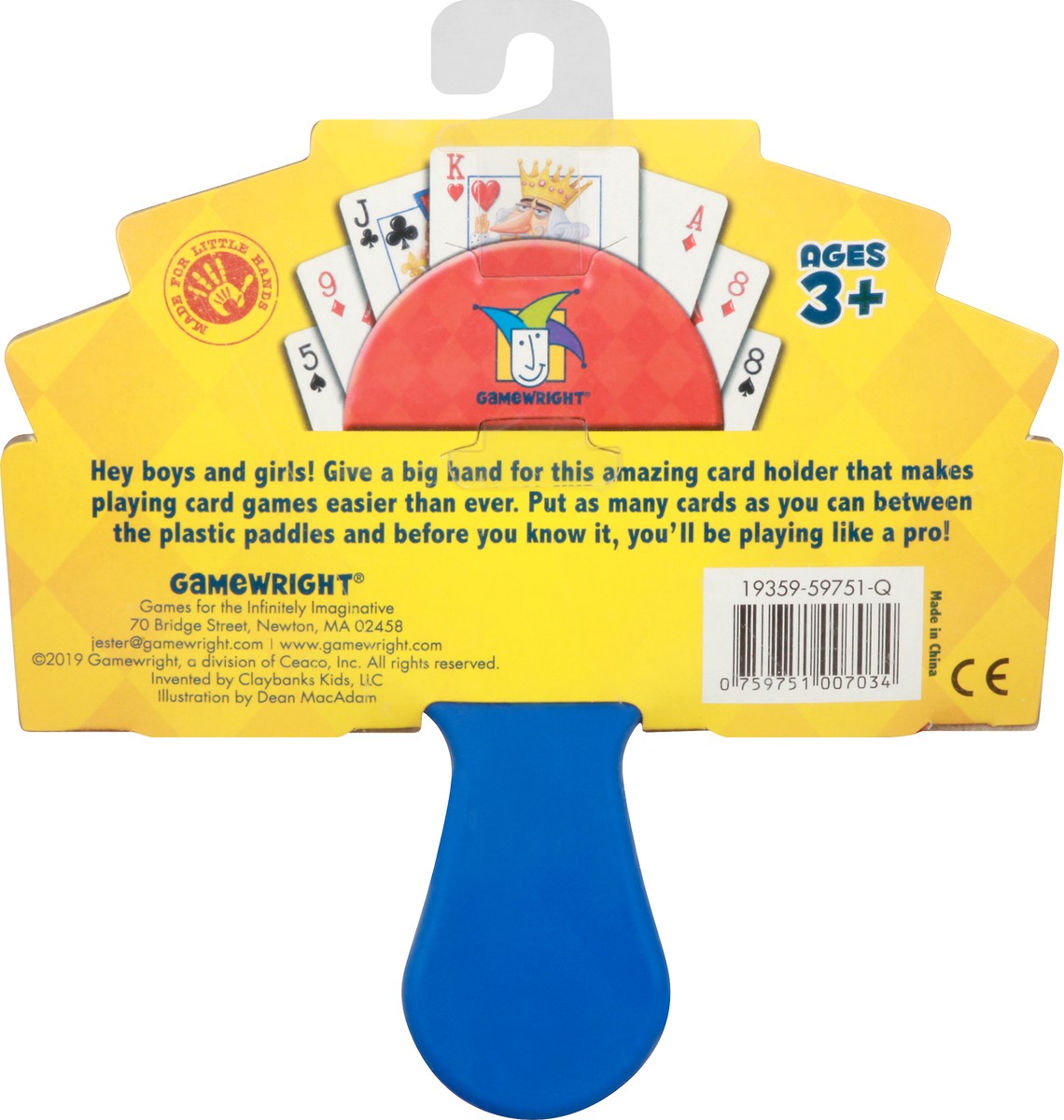 slide 2 of 9, Gamewright Little Hands Ages 3 & Up The Original Card Holder 1 ea, 1 ct