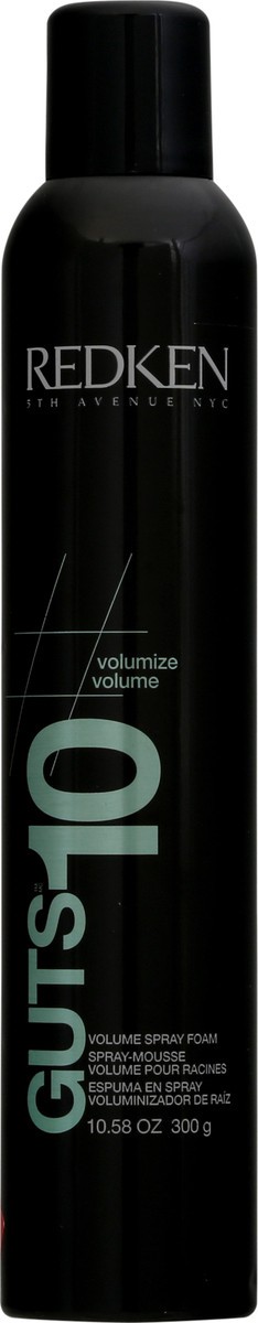 slide 6 of 12, Redken Guts 10 Volume Spray Foam 10.58 oz Aerosol, 10.58 oz