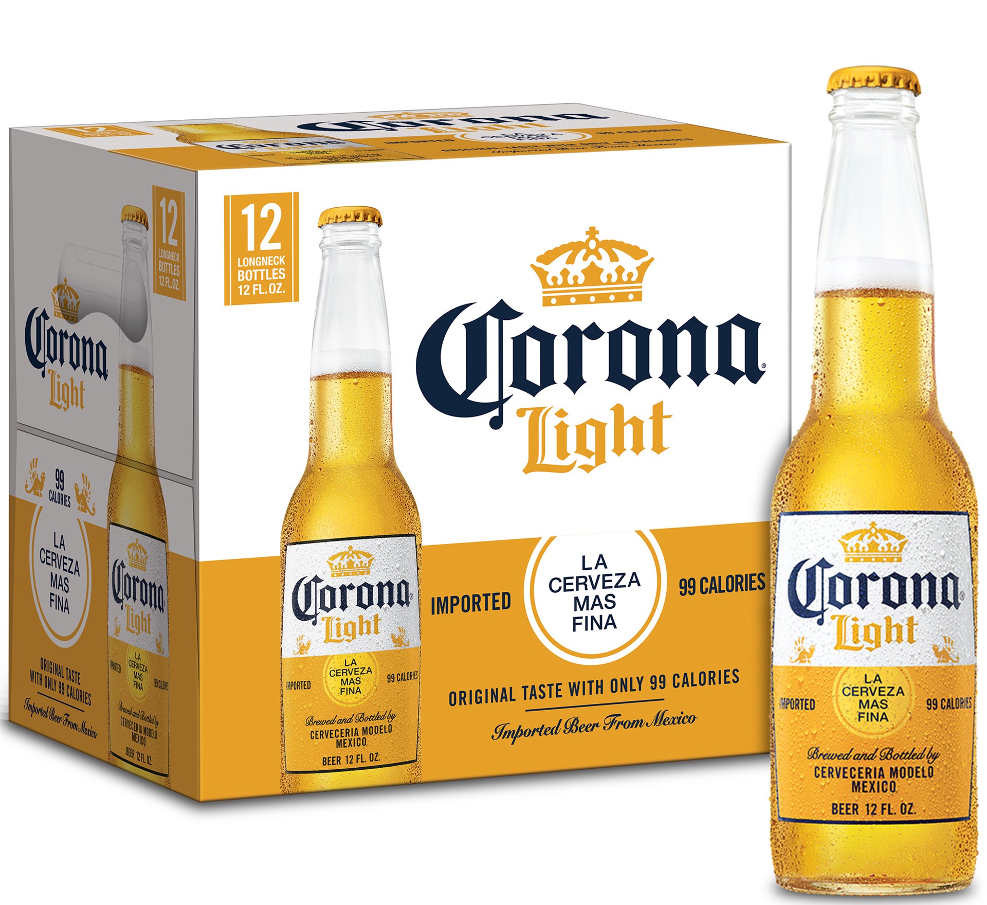 slide 1 of 84, Corona Light Lager Beer - 12pk/12 fl oz Bottles, 12 ct; 12 fl oz