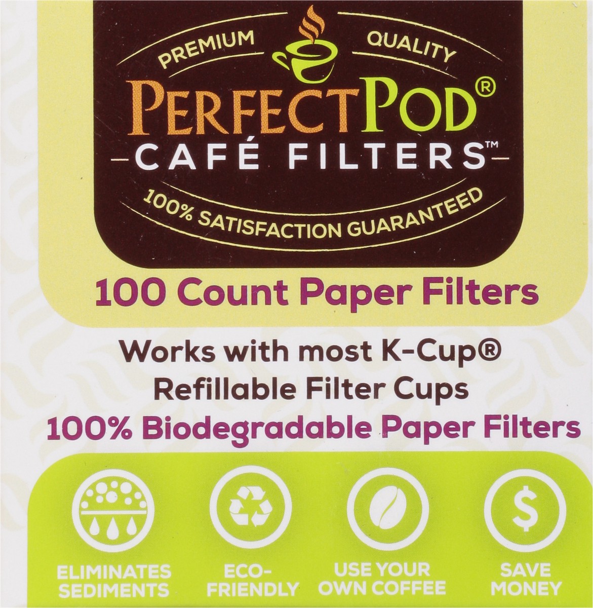 slide 5 of 9, Perfect Pod Cafe Filter Cups - 100 ct, 100 ct