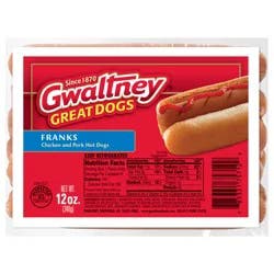 Gwaltney Traditional Meat Hot Dogs, 12oz