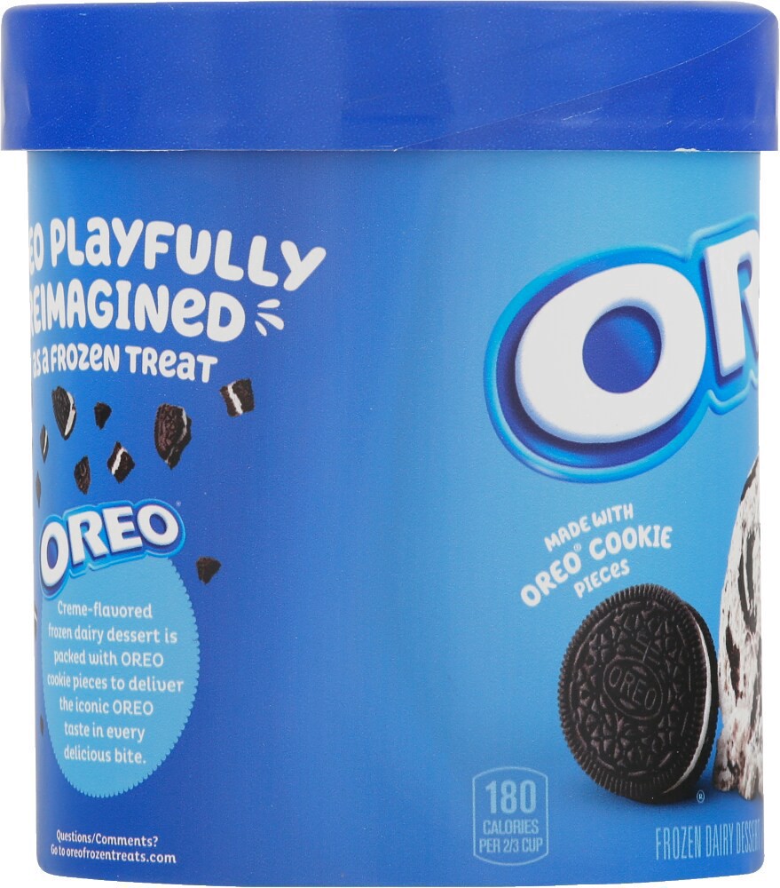 slide 6 of 6, OREO Frozen Dairy Dessert 1.5qt Container, 1.5 qt