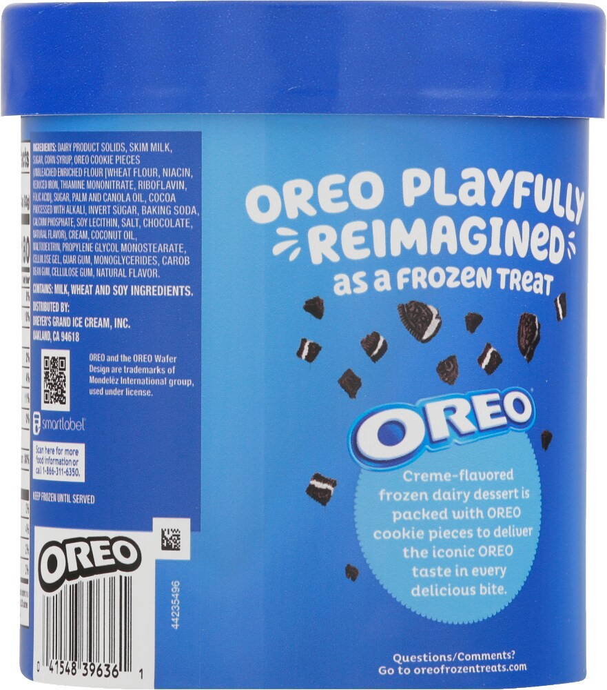 slide 3 of 6, OREO Frozen Dairy Dessert 1.5qt Container, 1.5 qt