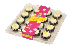 two-bite Brownie Tray Daisy