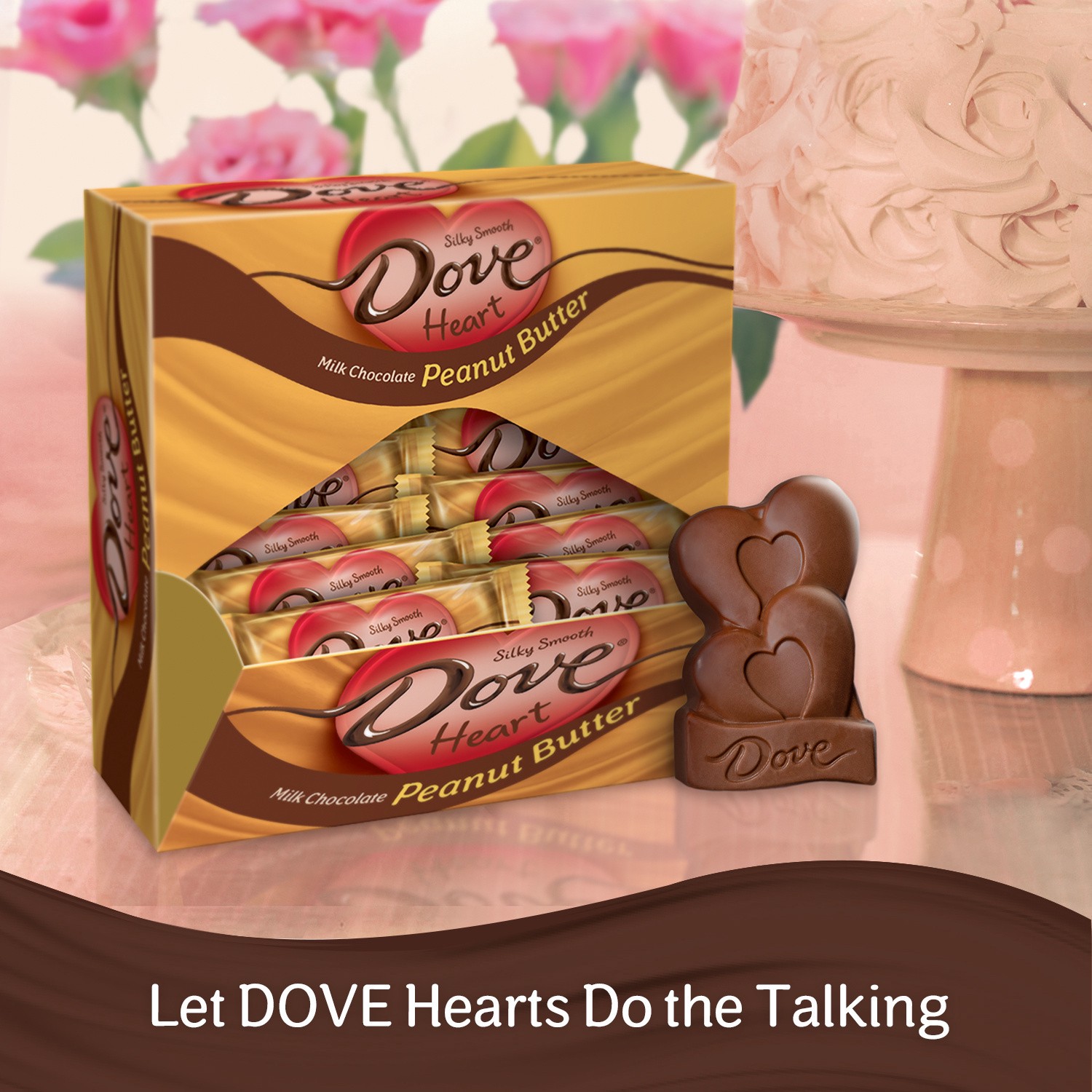 slide 2 of 7, DOVE PROMISES Valentine's Day Chocolate Candy Bag, 0 oz