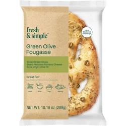 Fresh & Simple Green Olive Fougasse