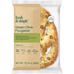 Fresh & Simple Green Olive Fougasse