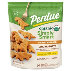 PERDUE SIMPLY SMART ORGANICS Lightly Breaded Chicken Dino Nuggets, 24 oz