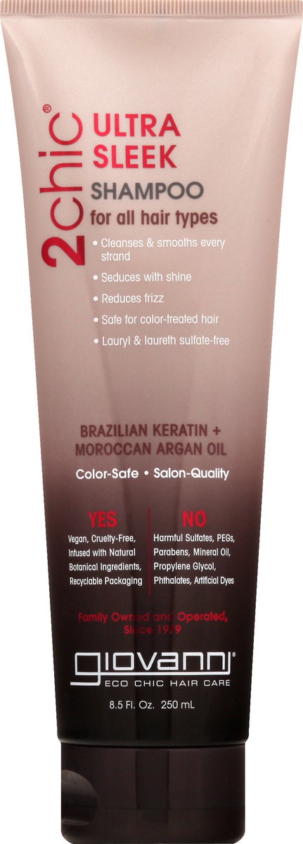 slide 4 of 10, Giovanni 2Chic Ultra Sleek Shampoo, 8.5 oz