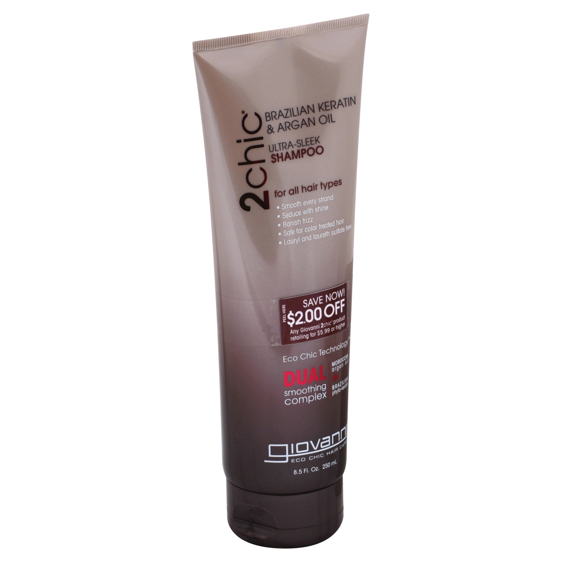 slide 1 of 10, Giovanni 2Chic Ultra Sleek Shampoo, 8.5 oz
