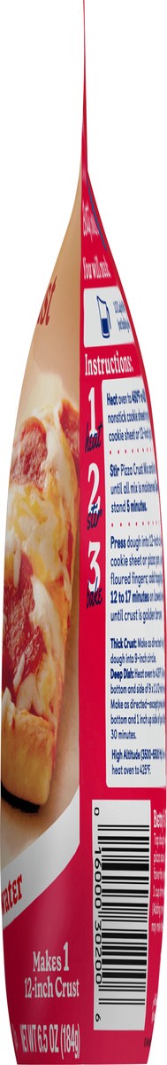slide 13 of 13, Betty Crocker Pizza Crust Mix, Makes One 12-inch Crust, 6.5 oz., 6.5 oz