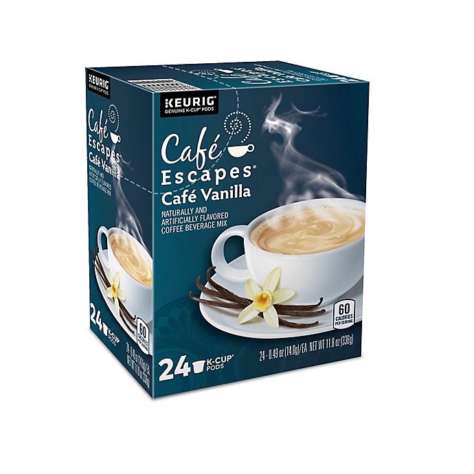 slide 3 of 8, Café Escapes Cafe Vanilla Keurig K-Cup Pods, 24 ct