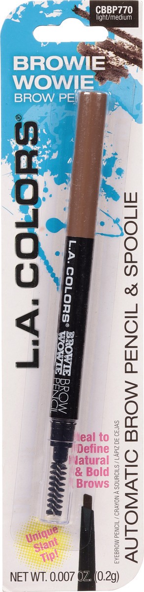 slide 6 of 9, L.A. Colors Browie Wowie CBBP770 Light/Medium Brow Pencil 0.007 oz, 1 ct