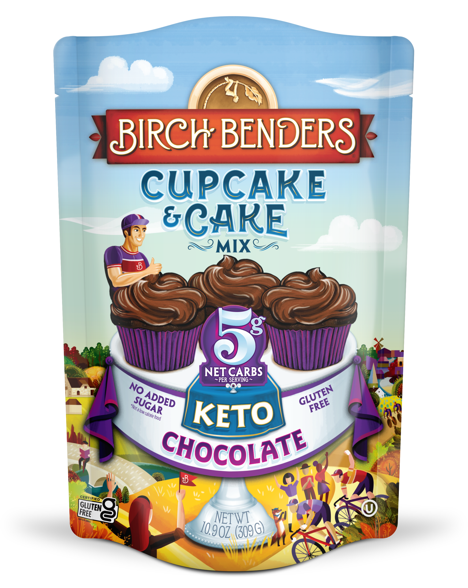 slide 1 of 4, Birch Benders Keto Chocolate Cake Mix, 10.9oz, 10.9 oz