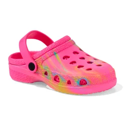 Sol Borne Beach Girls' Coast Neon Injected Eva Clogs, Multi, Size 3