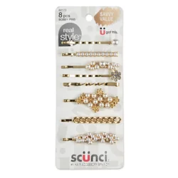 scünci Bobby Pins Pearl