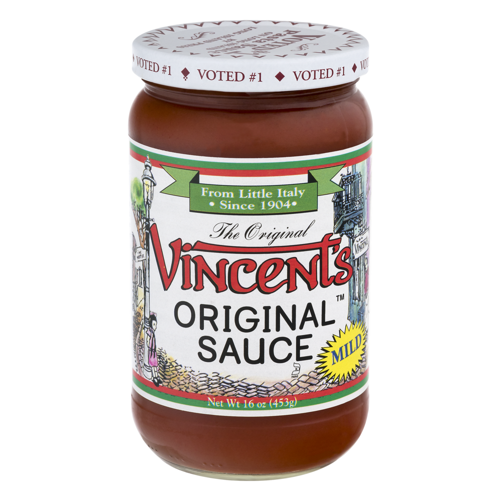 slide 1 of 1, The Original Vincent's Mild Sauce, 16 oz