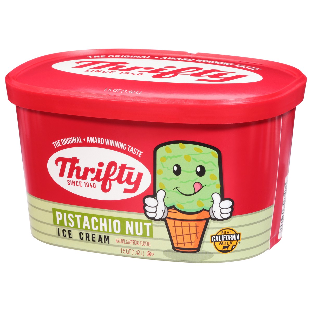 slide 11 of 13, Thrifty Pistachio Nut Ice Cream 1.5 qt, 1.5 qt