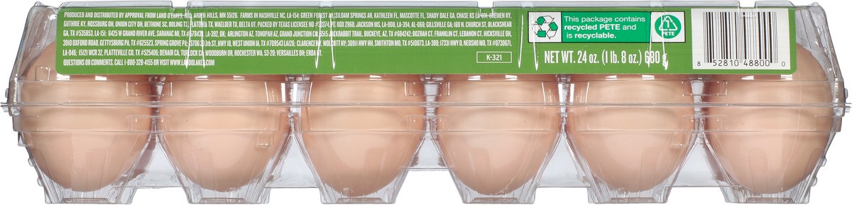 slide 5 of 9, Land O'Lakes Large Brown Cage Free Eggs, 12 Count, 12 ct