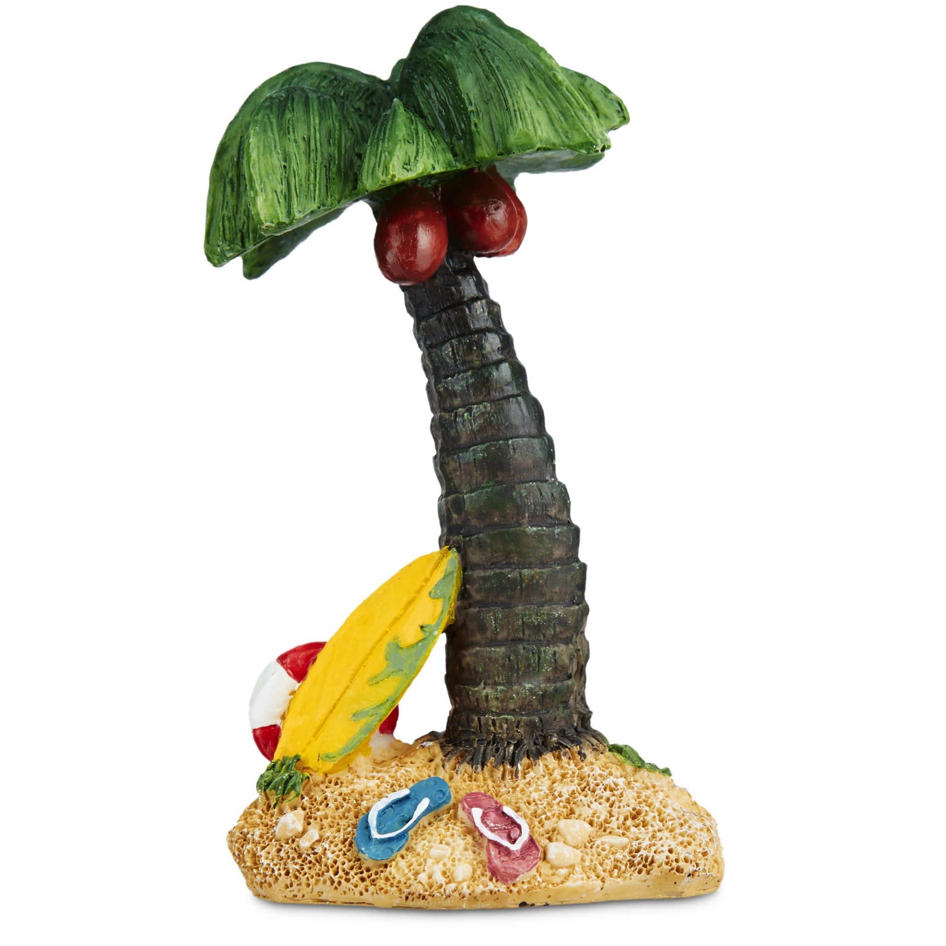 slide 1 of 1, Imagitarium Coconut Tree Island Ornament, MED