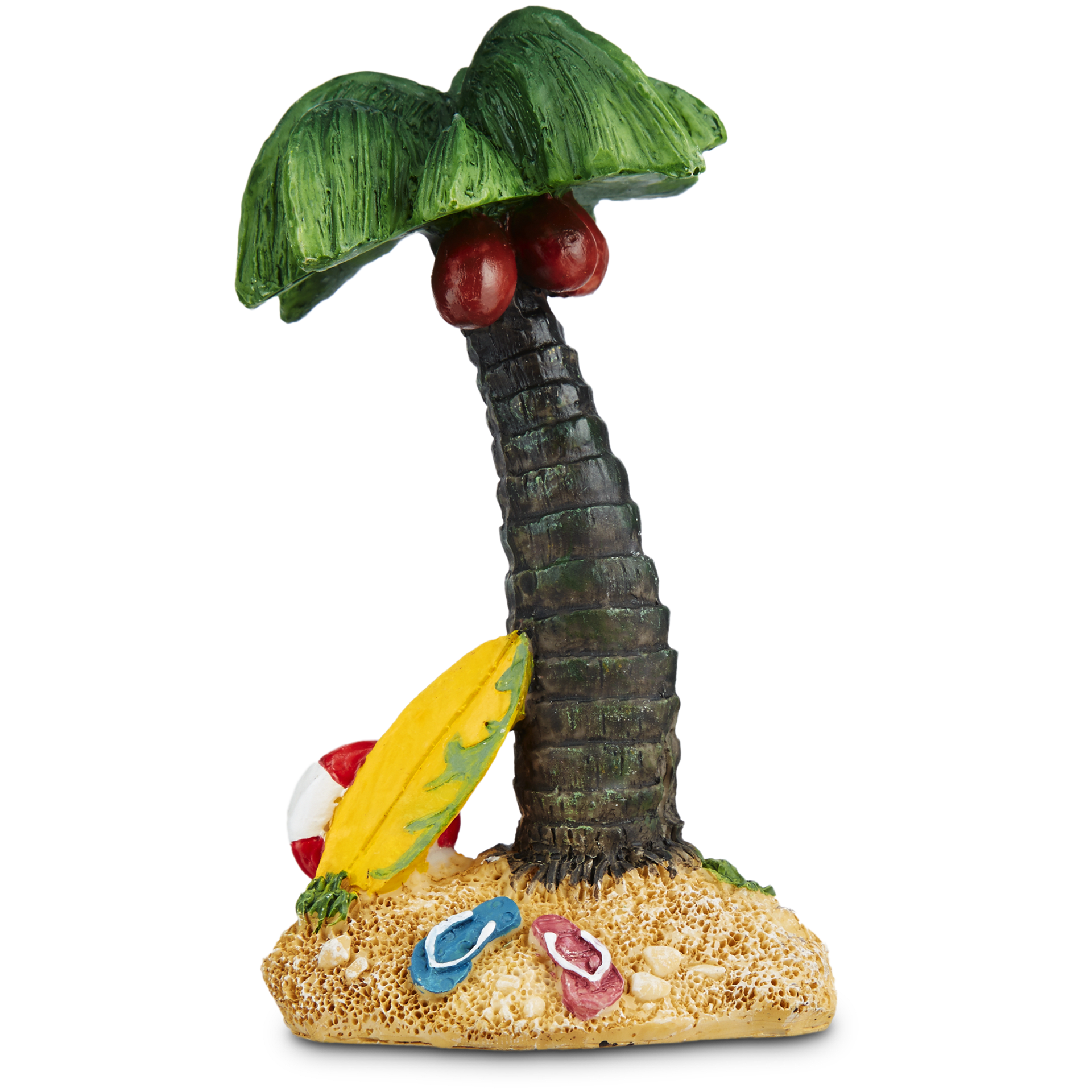 slide 1 of 1, Imagitarium Coconut Tree Island Ornament, MED