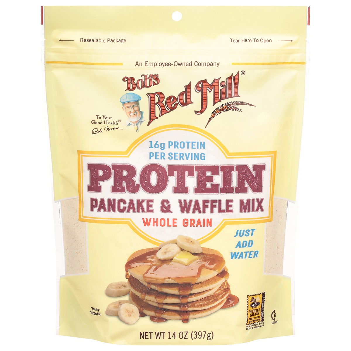 slide 1 of 9, Bob's Red Mill Protein Pancake/Waffle Mix, 14 oz