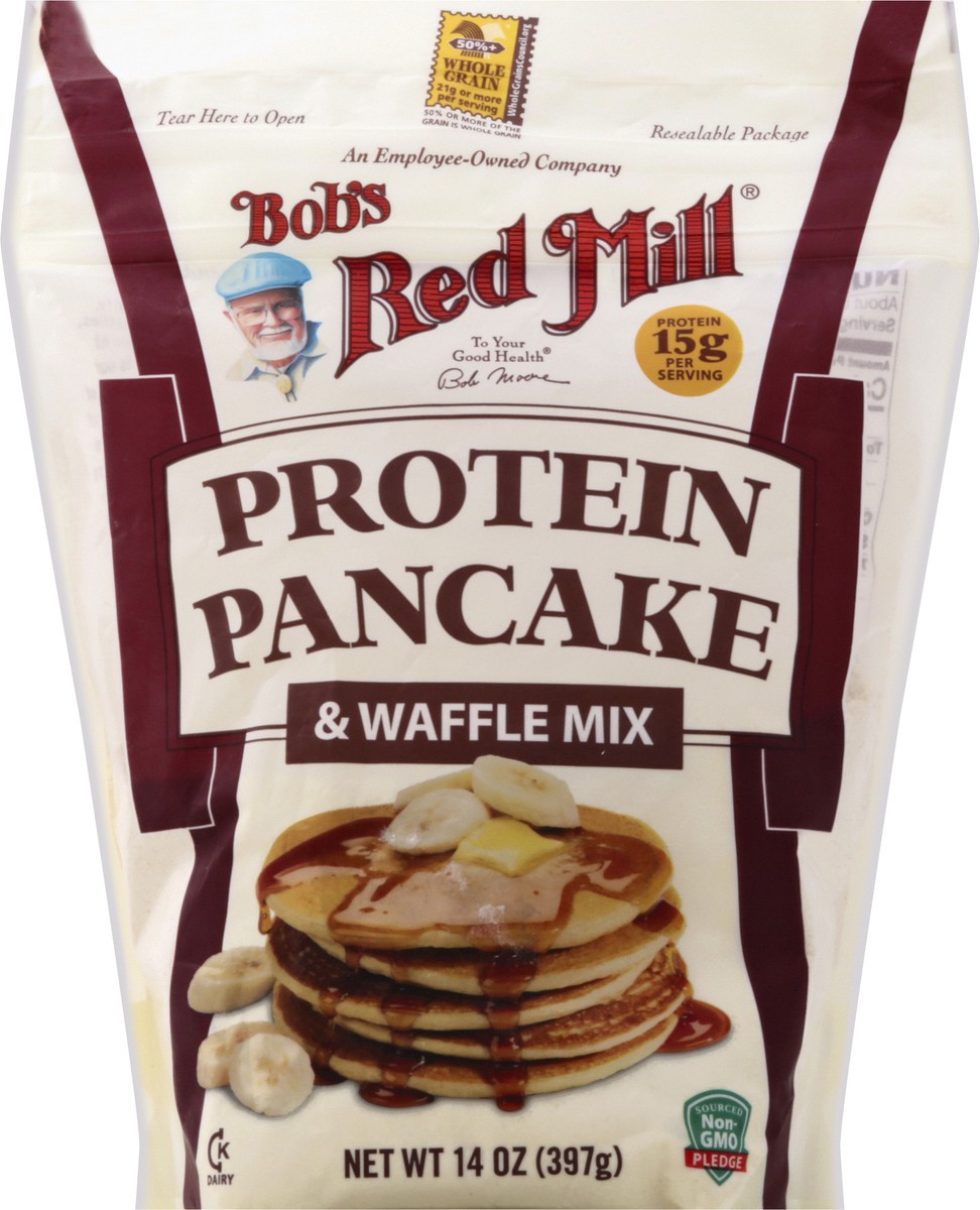 slide 7 of 9, Bob's Red Mill Protein Pancake/Waffle Mix, 14 oz