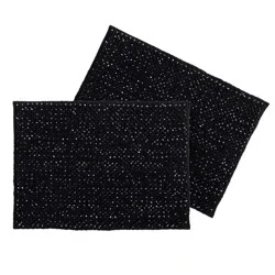 Everyday Living Polyester Noodle Bathmat - Jet Black