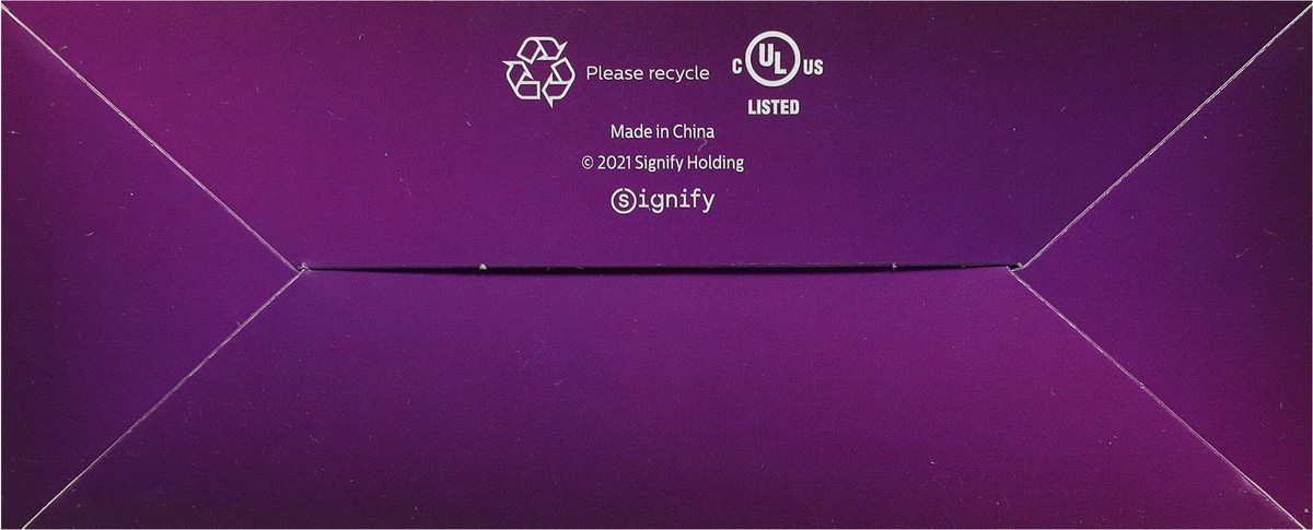 slide 4 of 9, Philips 5-Watt (60-Watt) Globe G16.5 Led Light Bulbs, 2 ct