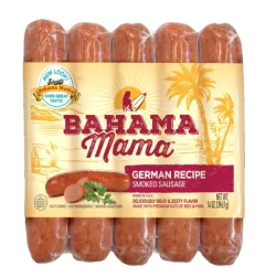 Bahama Mama German Smoked Sausage, 14 oz