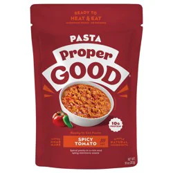 Proper Good Spicy Tomato Pasta Pouch, 10 oz, Ready To Serve Meal