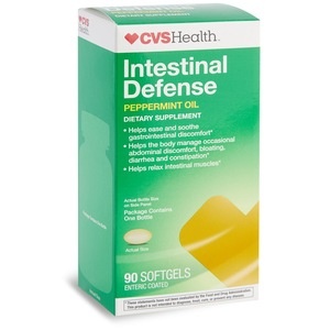 slide 1 of 1, CVS Health Intestinal Defense Peppermint Oil Softgels, 90 ct