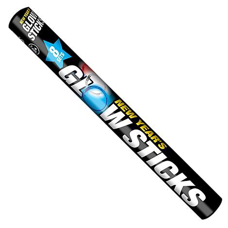 slide 1 of 1, LED New Years Eve Glow Sticks 1 Count - Each, 1 ct