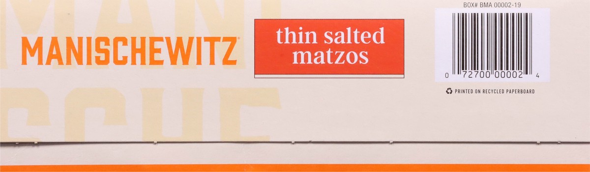 slide 4 of 9, Manischewitz Thin Salted Matzos, 10 oz