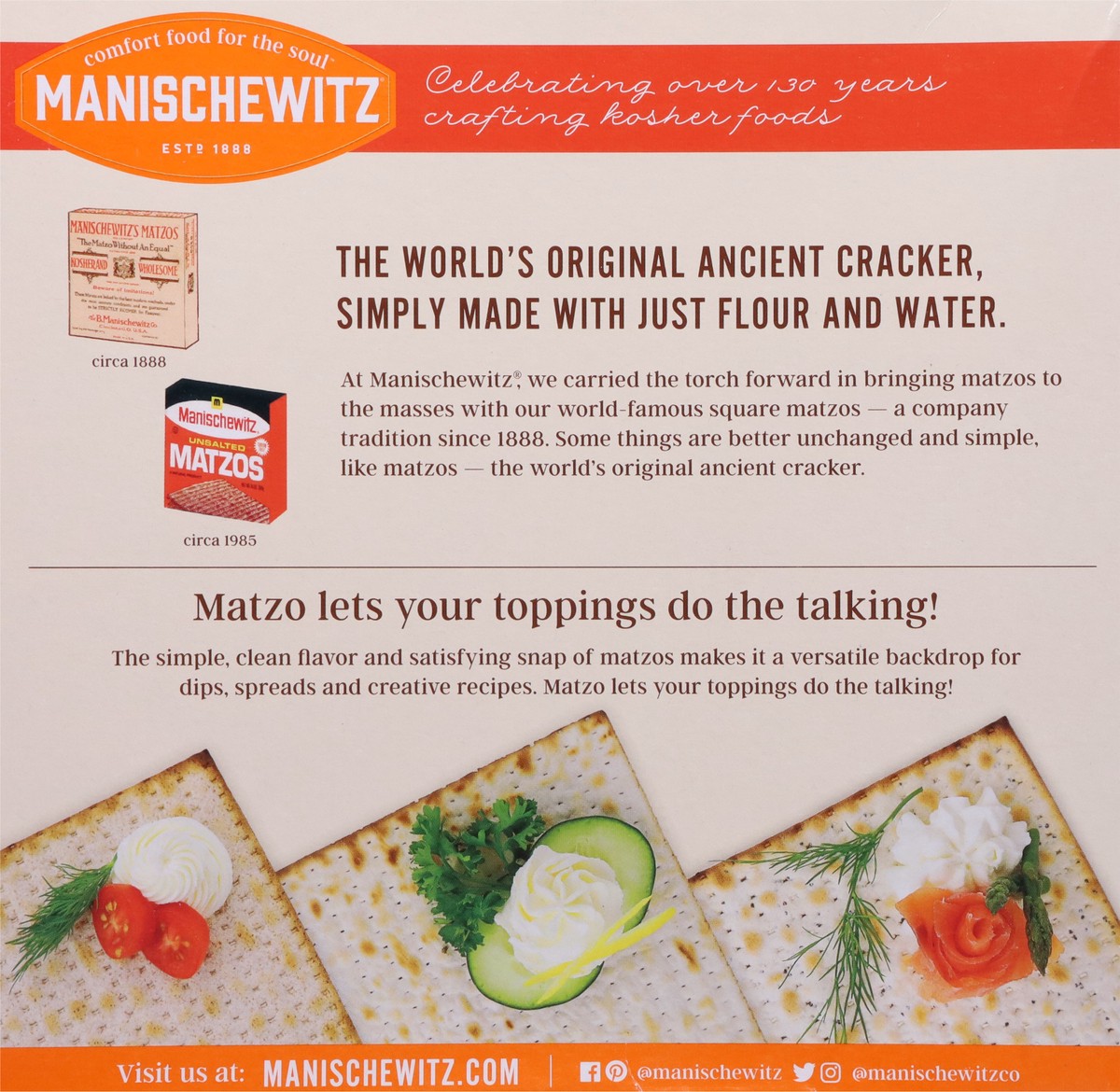 slide 5 of 9, Manischewitz Thin Salted Matzos, 10 oz